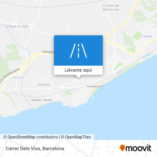 Mapa Carrer Dels Vius