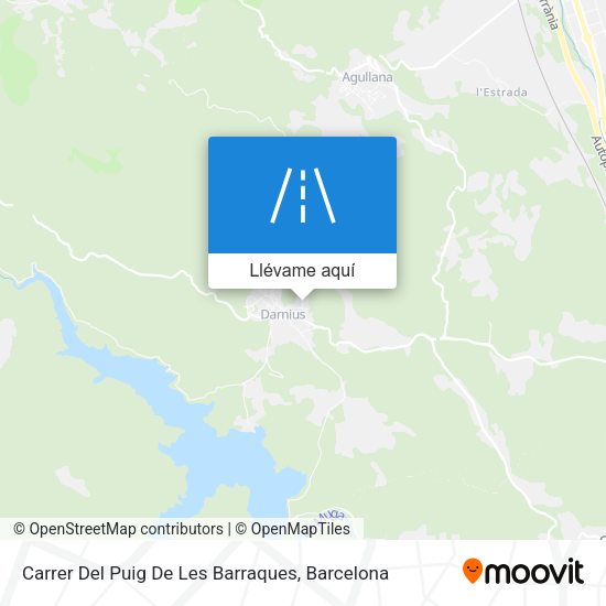 Mapa Carrer Del Puig De Les Barraques