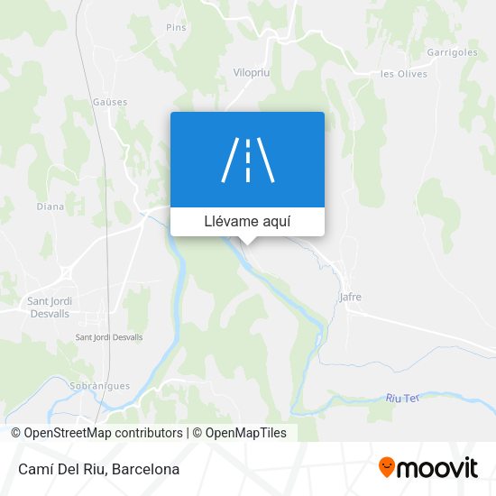 Mapa Camí Del Riu