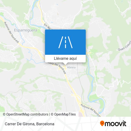 Mapa Carrer De Girona