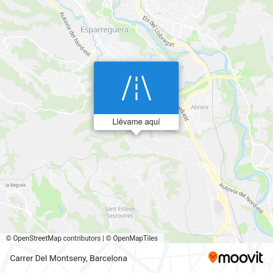 Mapa Carrer Del Montseny