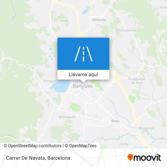 Mapa Carrer De Navata