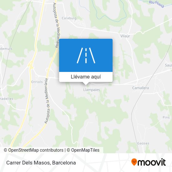 Mapa Carrer Dels Masos