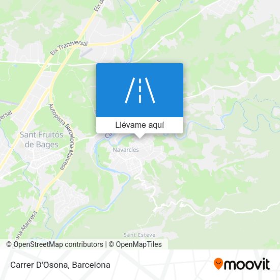 Mapa Carrer D'Osona
