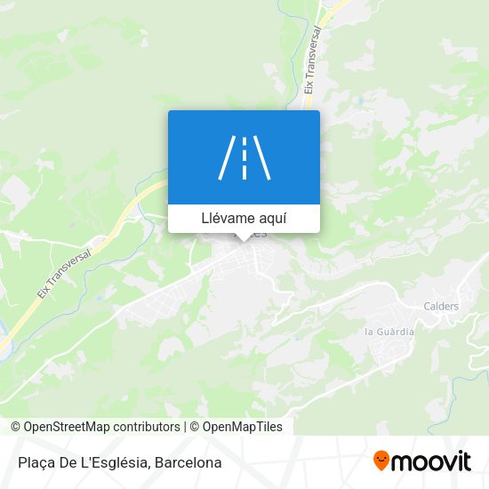 Mapa Plaça De L'Església