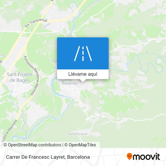 Mapa Carrer De Francesc Layret