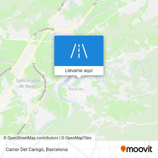 Mapa Carrer Del Canigó