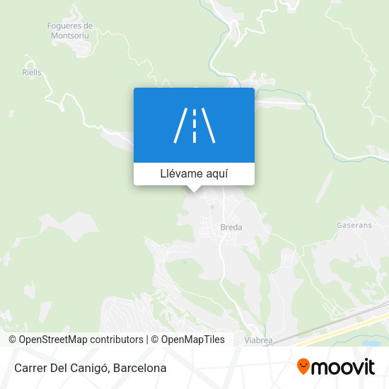 Mapa Carrer Del Canigó