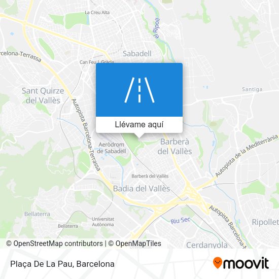 Mapa Plaça De La Pau