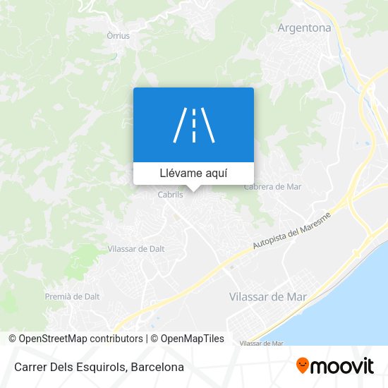 Mapa Carrer Dels Esquirols