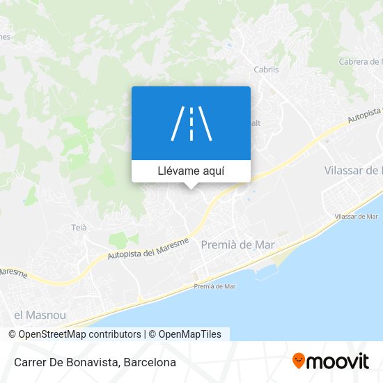 Mapa Carrer De Bonavista