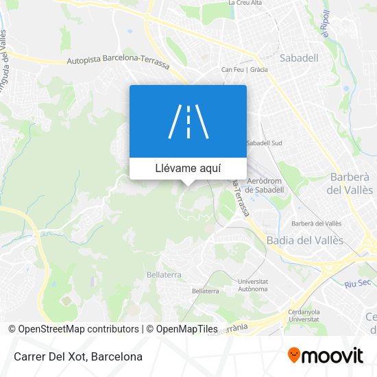 Mapa Carrer Del Xot