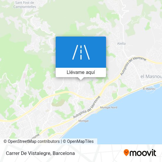 Mapa Carrer De Vistalegre