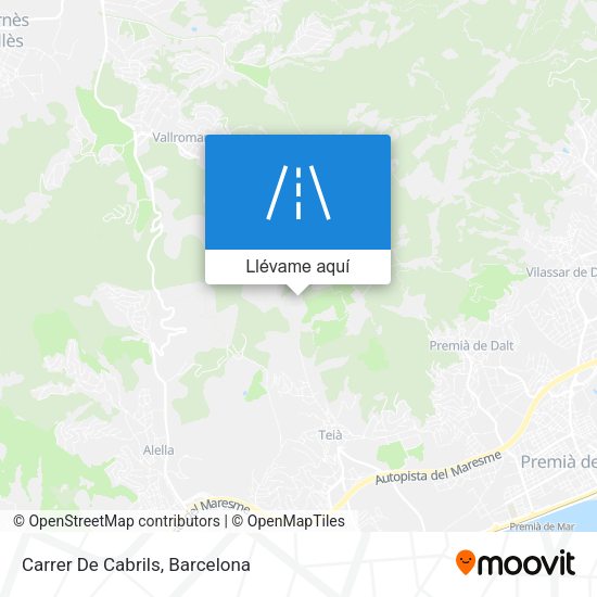 Mapa Carrer De Cabrils