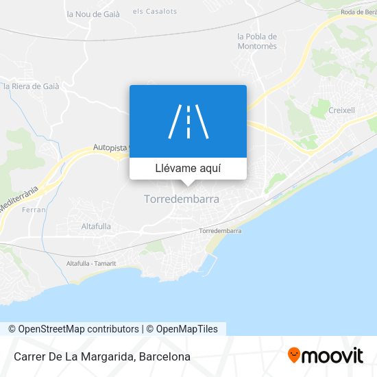 Mapa Carrer De La Margarida