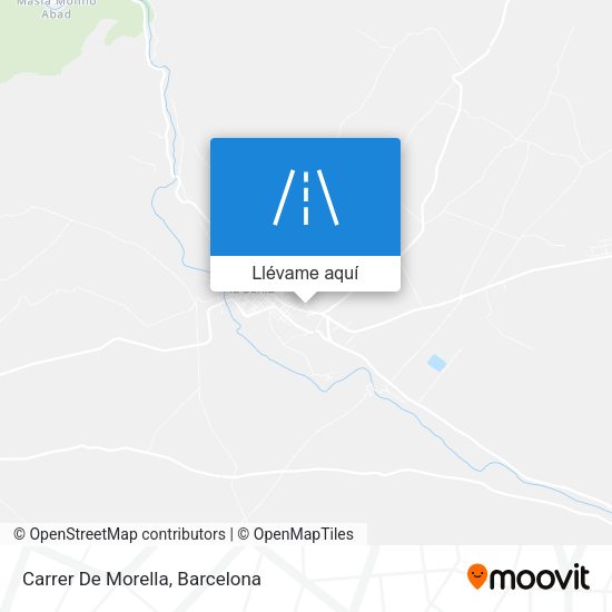 Mapa Carrer De Morella
