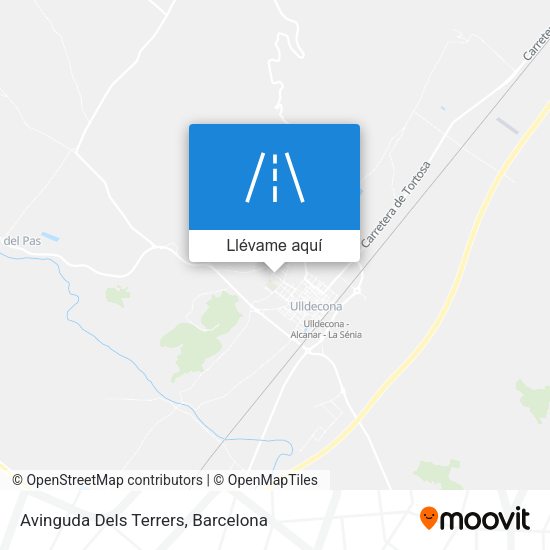 Mapa Avinguda Dels Terrers