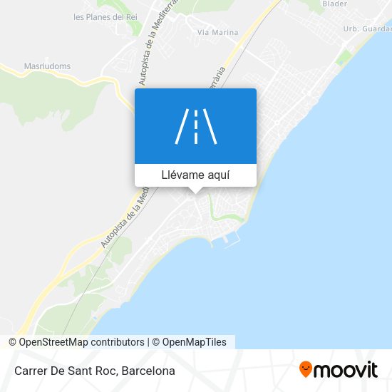 Mapa Carrer De Sant Roc