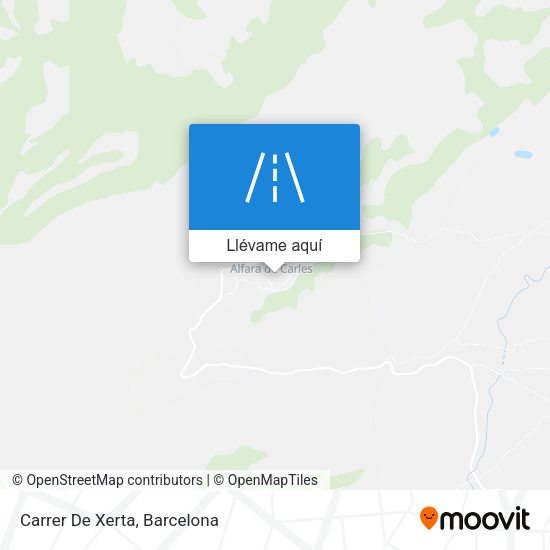 Mapa Carrer De Xerta