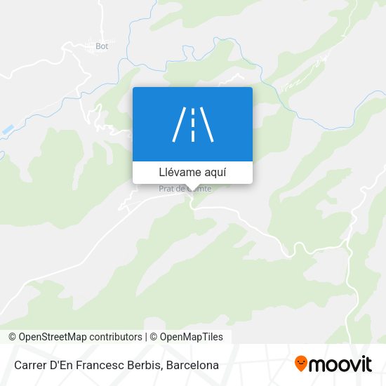 Mapa Carrer D'En Francesc Berbis
