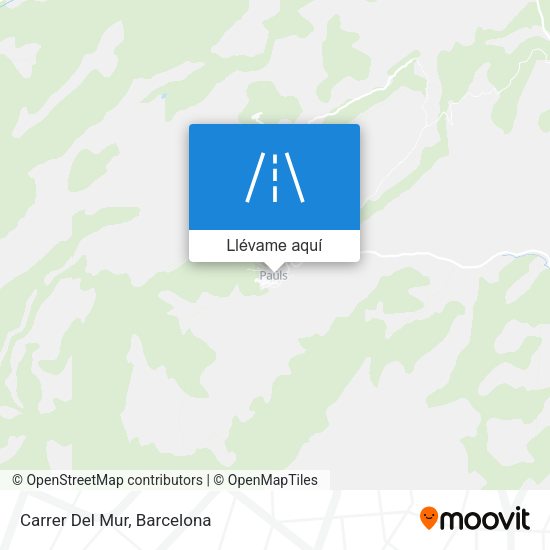 Mapa Carrer Del Mur