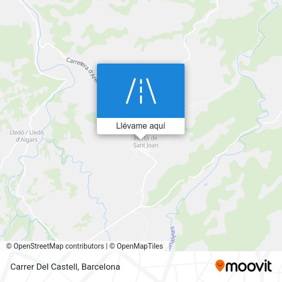 Mapa Carrer Del Castell