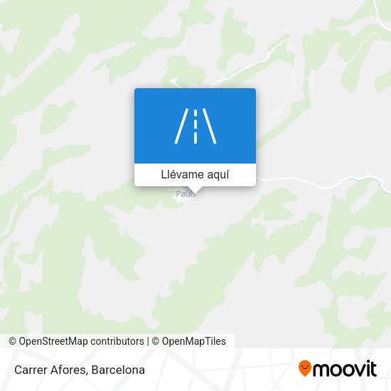 Mapa Carrer Afores