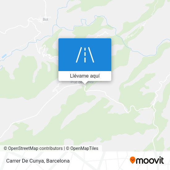 Mapa Carrer De Cunya