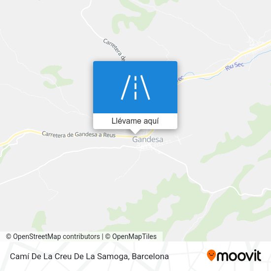 Mapa Camí De La Creu De La Samoga