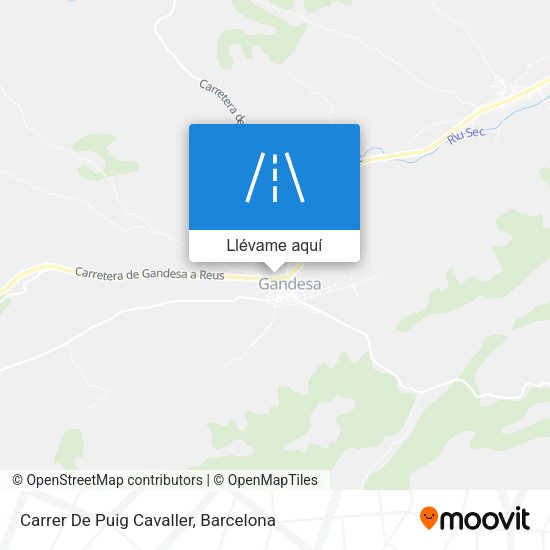 Mapa Carrer De Puig Cavaller