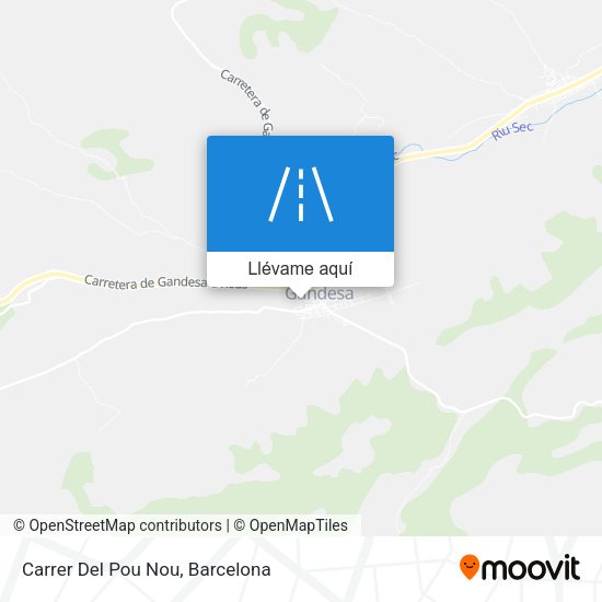 Mapa Carrer Del Pou Nou