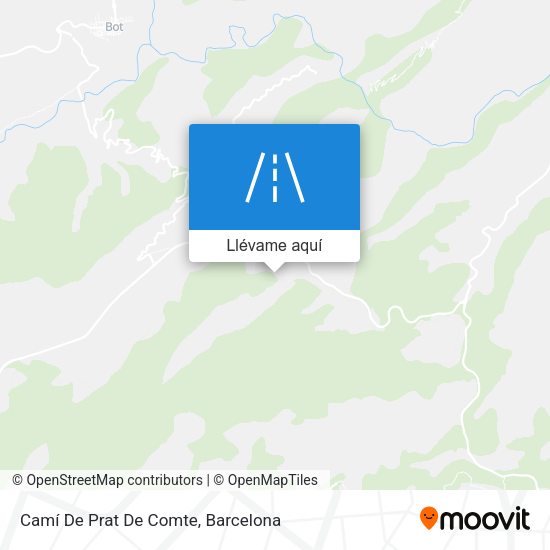 Mapa Camí De Prat De Comte