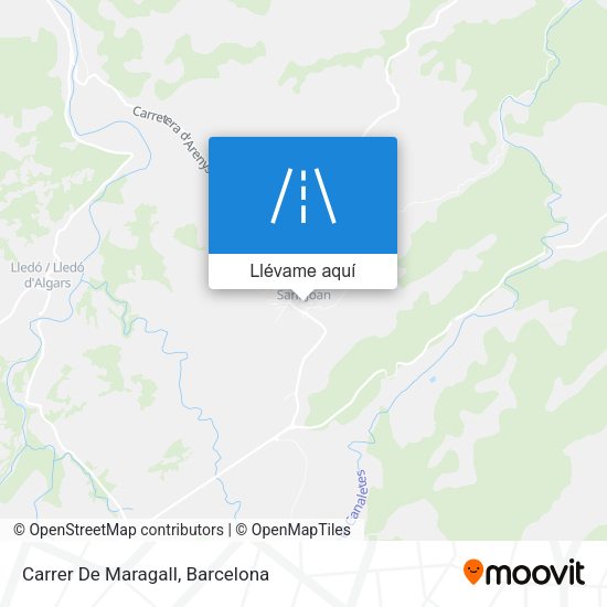 Mapa Carrer De Maragall
