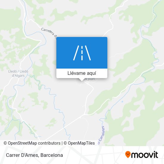 Mapa Carrer D'Arnes