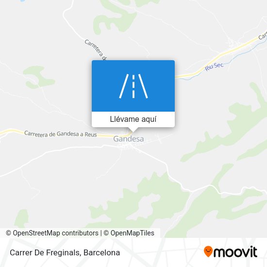 Mapa Carrer De Freginals