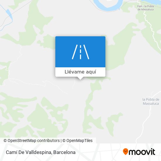 Mapa Camí De Valldespina