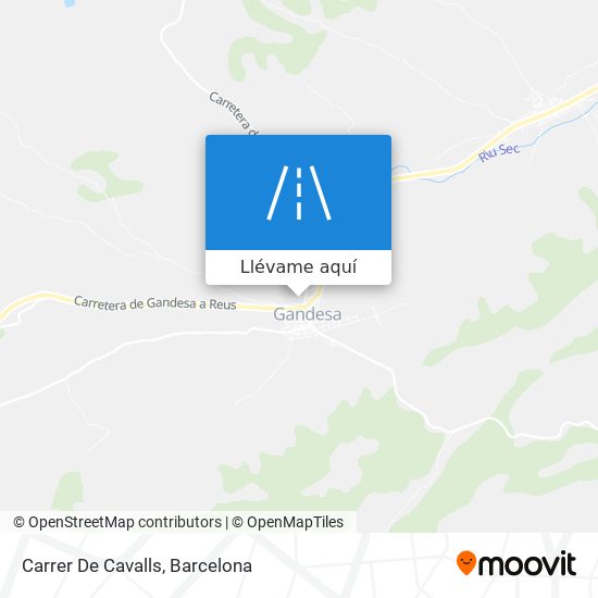 Mapa Carrer De Cavalls