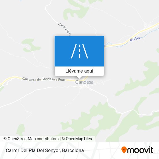 Mapa Carrer Del Pla Del Senyor