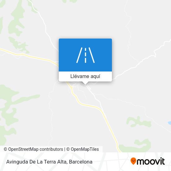 Mapa Avinguda De La Terra Alta