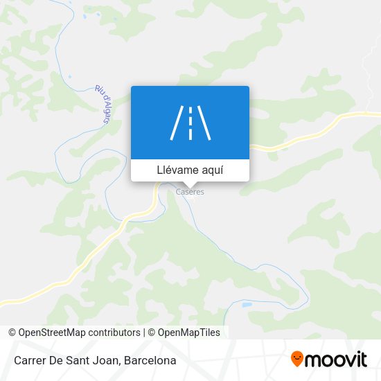 Mapa Carrer De Sant Joan