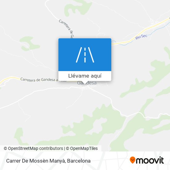 Mapa Carrer De Mossèn Manyà