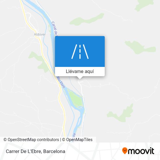 Mapa Carrer De L'Ebre