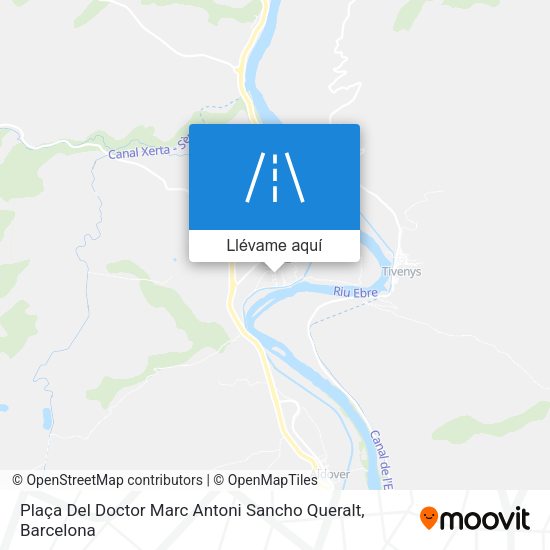 Mapa Plaça Del Doctor Marc Antoni Sancho Queralt