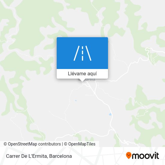 Mapa Carrer De L'Ermita