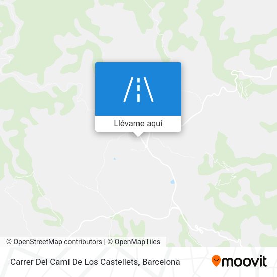 Mapa Carrer Del Camí De Los Castellets