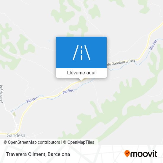 Mapa Traverera Climent