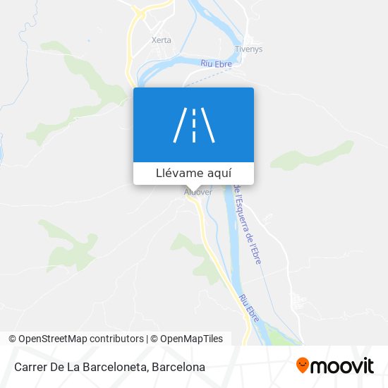 Mapa Carrer De La Barceloneta