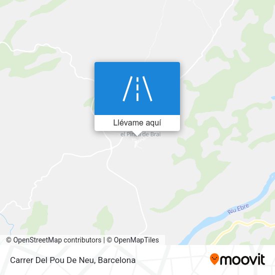 Mapa Carrer Del Pou De Neu