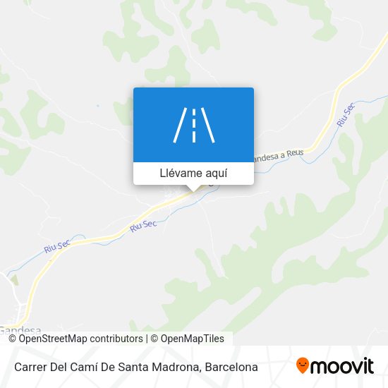 Mapa Carrer Del Camí De Santa Madrona