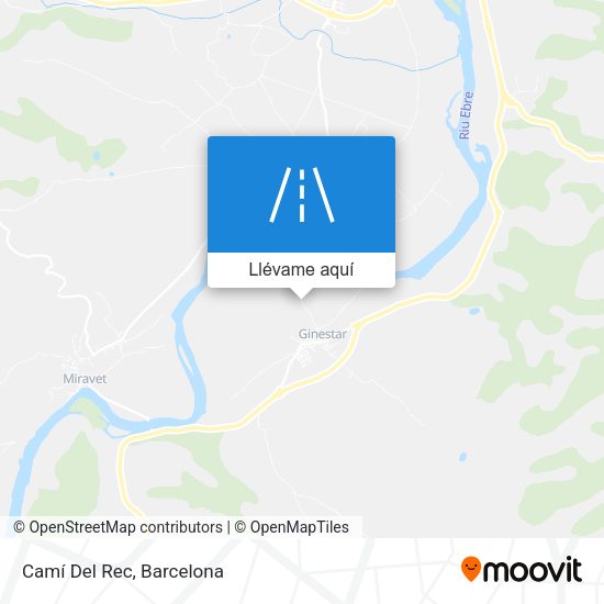 Mapa Camí Del Rec